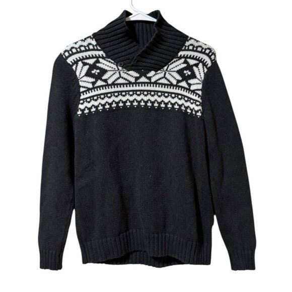 Oshkosh Bgosh Kids Youth Chunky Knit Sweater Boys Size 14 Cotton Winter Holiday - Picture 1 of 11